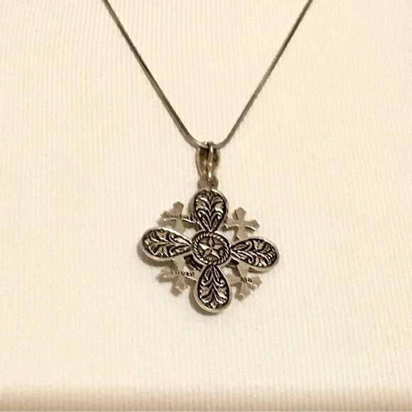 Sterling Silver Signed 900 Jerusalem HEAVY - Picture 3 of 6